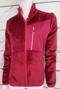 Pile Trekking Donna in CORAL FLEECE( tessuto tecnico di ultima generazione più caldo e traspirante rispetto al classico pile) _ Brugi - Art. NG2K28Z