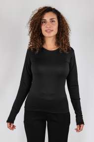 Maglia Girocollo in MicroPile | Donna _ Brugi - Art. CC5C500