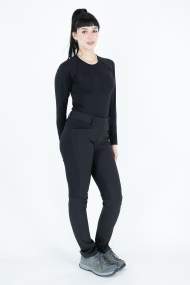 Pantaloni Invernali in tessuto elasticizzato microrigato | Donna _ Nordsen - Art. DP3S500