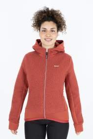Giacca Donna in pile effetto orsetto (lana di pecora) _ Nordsen - Art. DR3C9DE