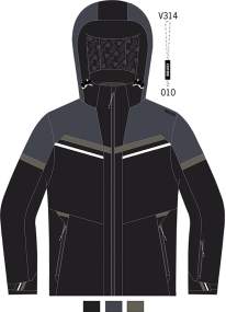 Giacca Sci Uomo _ Brugi (Impermeabilità: 5000 mm, Traspirabilità: 5000 gr/mq/24h) - Art. AK1GSCQ