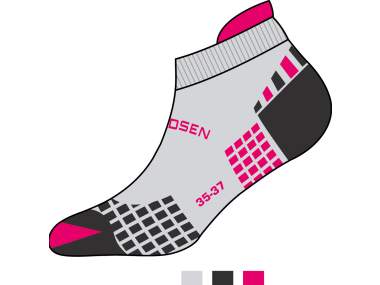 Calzini sportivi estivi in tessuto tecnico traspirante - Art. Z63JQ6U