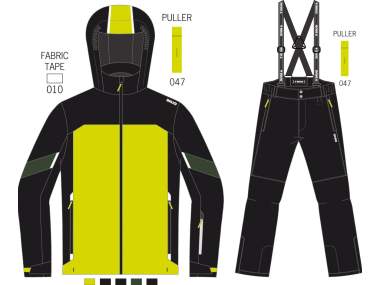 Tuta Sci Ragazzo _ Brugi (Impermeabilità: 3000 mm, Traspirabilità: 3000 gr/mq/24h) - Art. JQ4DQ9B