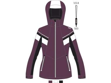 Giacca Sci Donna _ Brugi (Impermeabilità: 3000 mm, Traspirabilità: 3000 gr/mq/24h) - Art. AG2CR1M