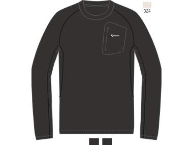 Maglia elasticizzata leggermente garzata | Trekking Uomo _ Nordsen - Art. NN3YE61