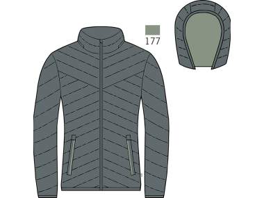 Giacca Trapuntata Invernale | Donna _ Brugi - Art. NK2A577