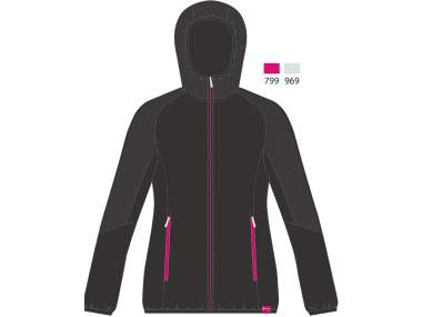 Felpa traspirante con morbida garzatura interna | Trekking Donna _ Brugi - Art. NL2A500