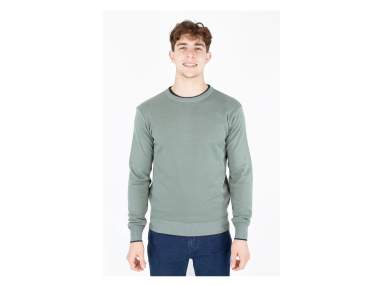 Maglione uomo con scollo arrotondato in filato morbido e confortevole _ Brugi - Art. CV4T710