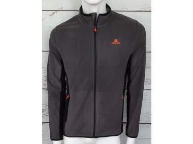 Giacca in micropile bicolore full zip \ Uomo _ ATHLDPT - Art. AU02677G