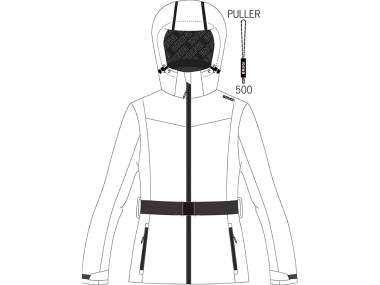 Giacca Sci Donna _ Brugi (Impermeabilità: 10000 mm, Traspirabilità: 5000 gr/mq/24h) - Art. AH2L010