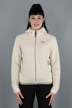 Giacca Donna in pile effetto orsetto (lana di pecora) _ Nordsen - Art. DR3CKSG