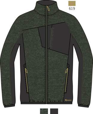 Maglia in tessuto melange effetto lana | Uomo _ Nordsen - Art. NK3EK42