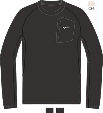 Maglia elasticizzata leggermente garzata | Trekking Uomo _ Nordsen - Art. NN3YE61