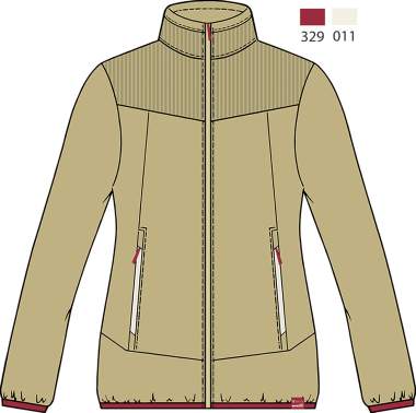 Maglia traspirante con morbida garzatura interna | Donna _ Brugi - Art. NL2B597