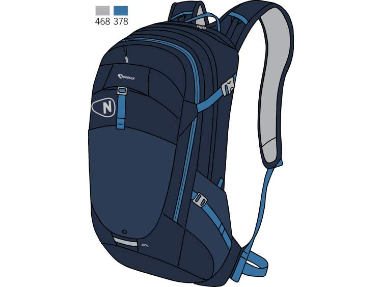 Zaino Trekking 20 litri _ NORDSEN  Art. Z63E960 (1)