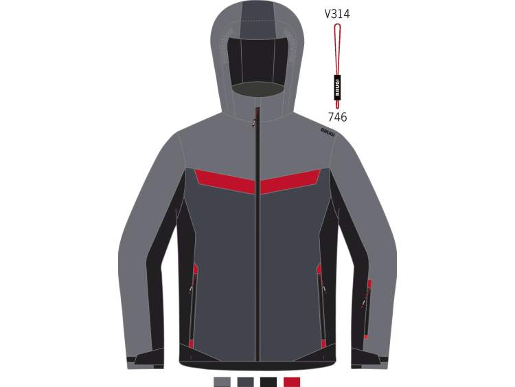 Giacca Sci Uomo _ Brugi (Impermeabilità: 3000 mm, Traspirabilità: 3000 gr/mq/24h)  Art. AI1AQCX (1) Giacca Sci Uomo _ Brugi (Impermeabilità: 3000 mm, Traspirabilità: 3000 gr/mq/24h)  Art. AI1AQCX (1)