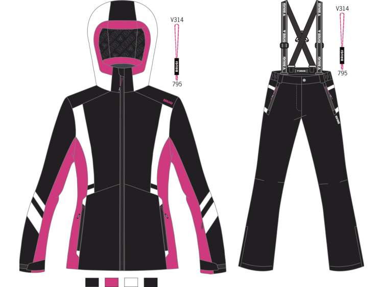 Completo Sci Donna _ Brugi (impermeabilità: 5000 mm, traspirabilità: 5000 gr/mq/24h)  Art. AG2TMQ9 (1)