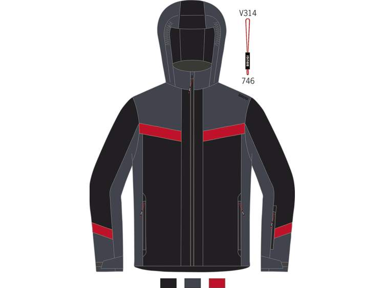 Giacca Sci Uomo _ Brugi (Impermeabilità: 3000 mm, Traspirabilità: 3000 gr/mq/24h)  Art. AJ1C333 (1)