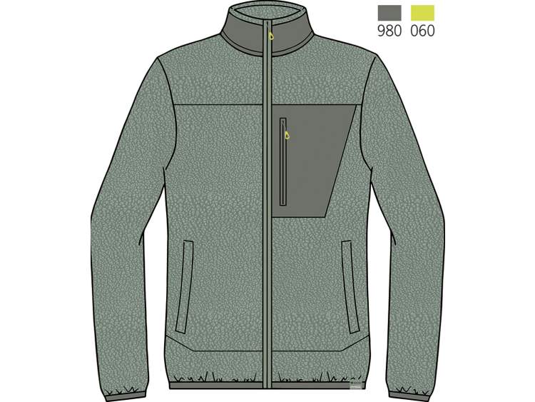 Maglia Trekking in Pile bi-garzato | Uomo _ Brugi  Art. NB4E177 (1) Maglia Trekking in Pile bi-garzato | Uomo _ Brugi  Art. NB4E177 (1)