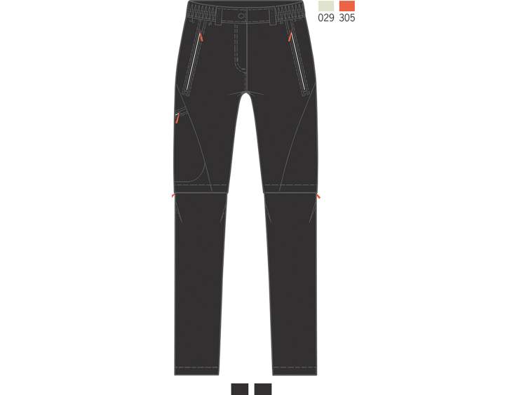 Pantalone Trekking Estivo (Gamba Staccabile) / Donna _ Brugi  Art. NI2TE61 (1)