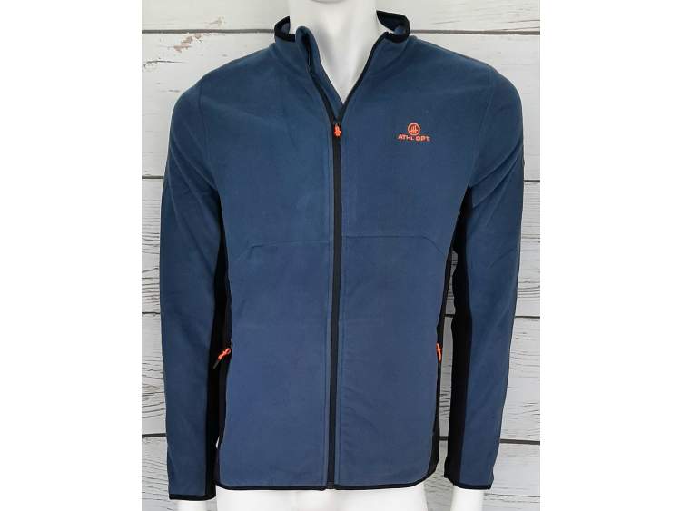 Giacca in micropile bicolore full zip \ Uomo _ ATHLDPT  Art. AU02677S (1)